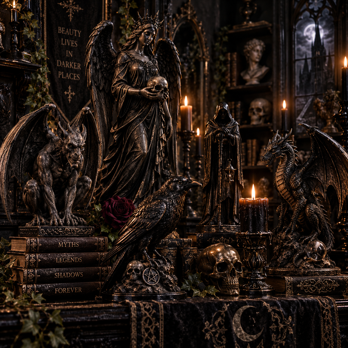 Gothic Statues & Figurines